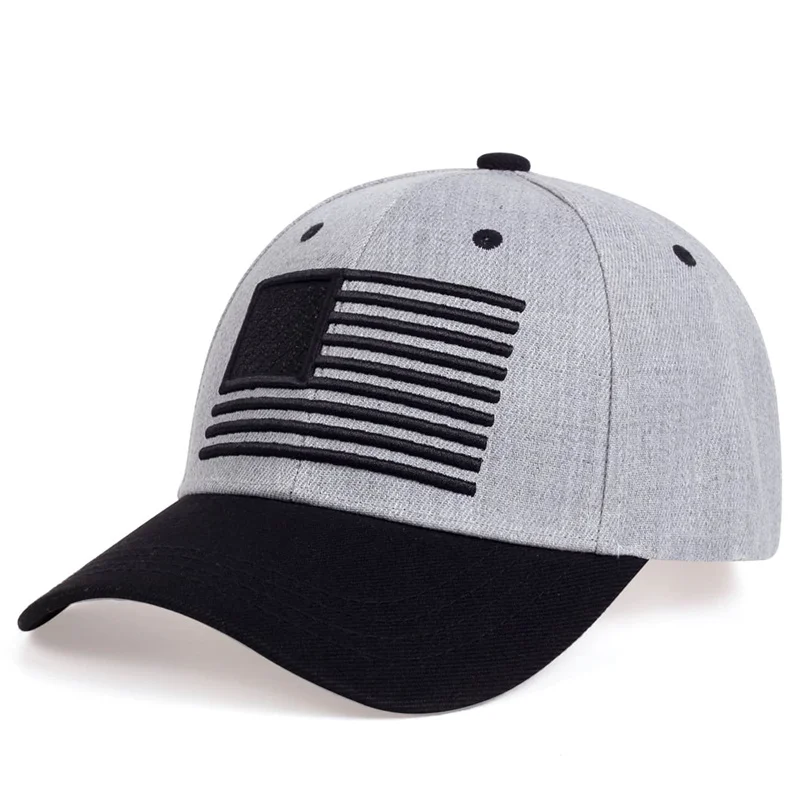 Casquette de Baseball en Coton pour Homme, Chapeau Style Militaire Américain, Hip Hop, Camionneur